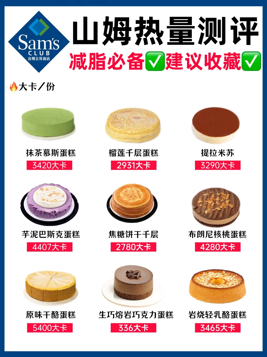 减脂期怎么吃山姆❓山姆热量测评🔥减脂必备✅