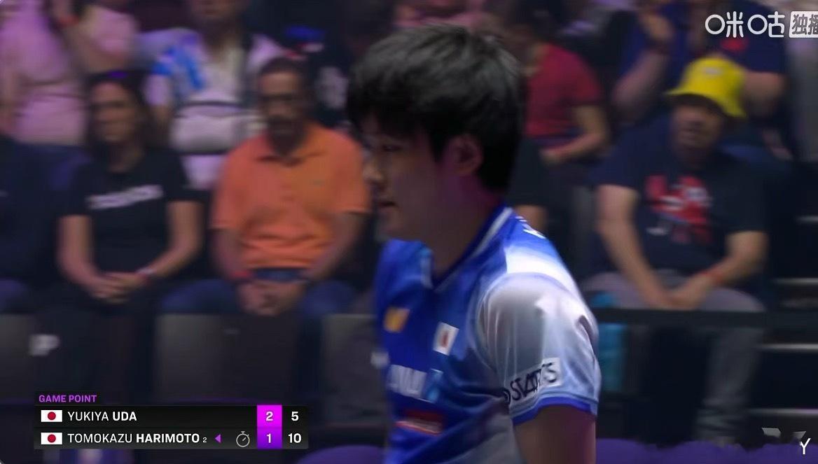 张本智和2-2宇田幸矢看来外协（就是日本协会外的人）打张本 还得从“同事”身上找