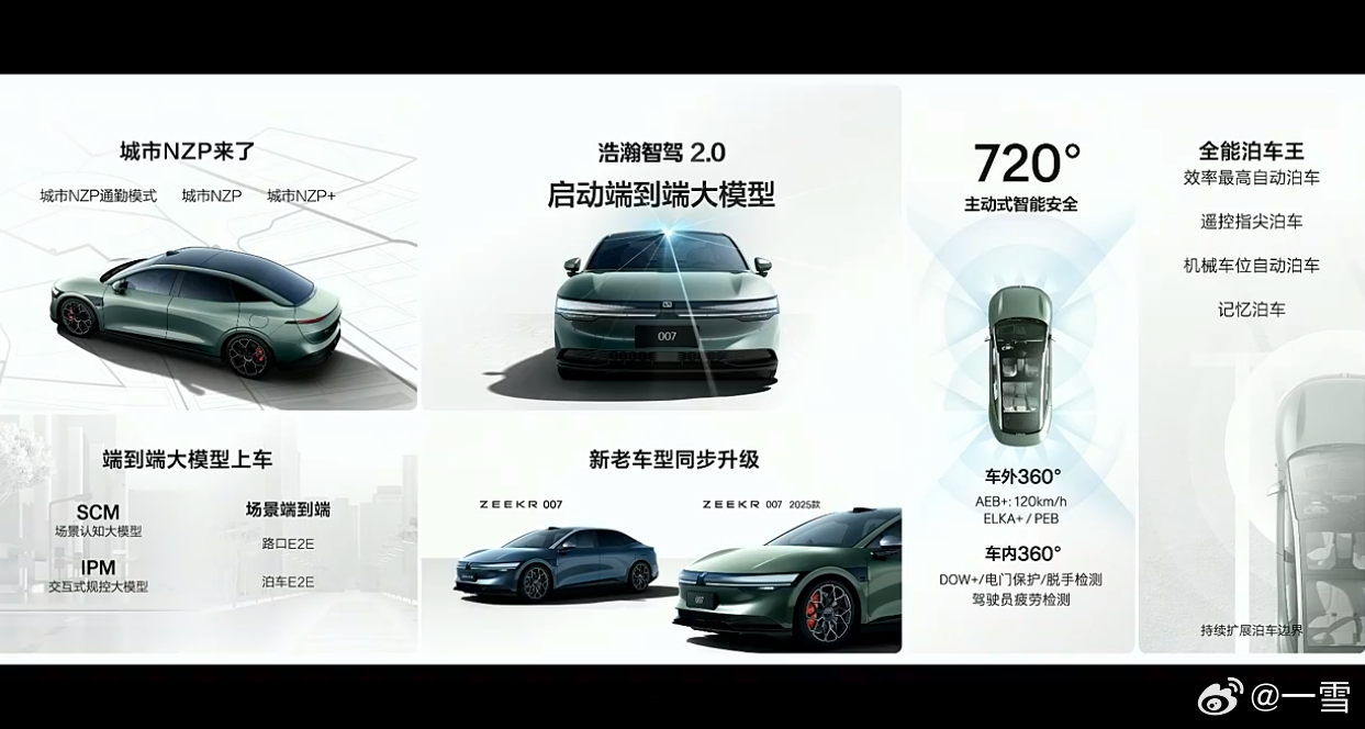 2025款极氪007价格后驱智驾版 售价20.99 万；长续航后驱智驾版 售价2