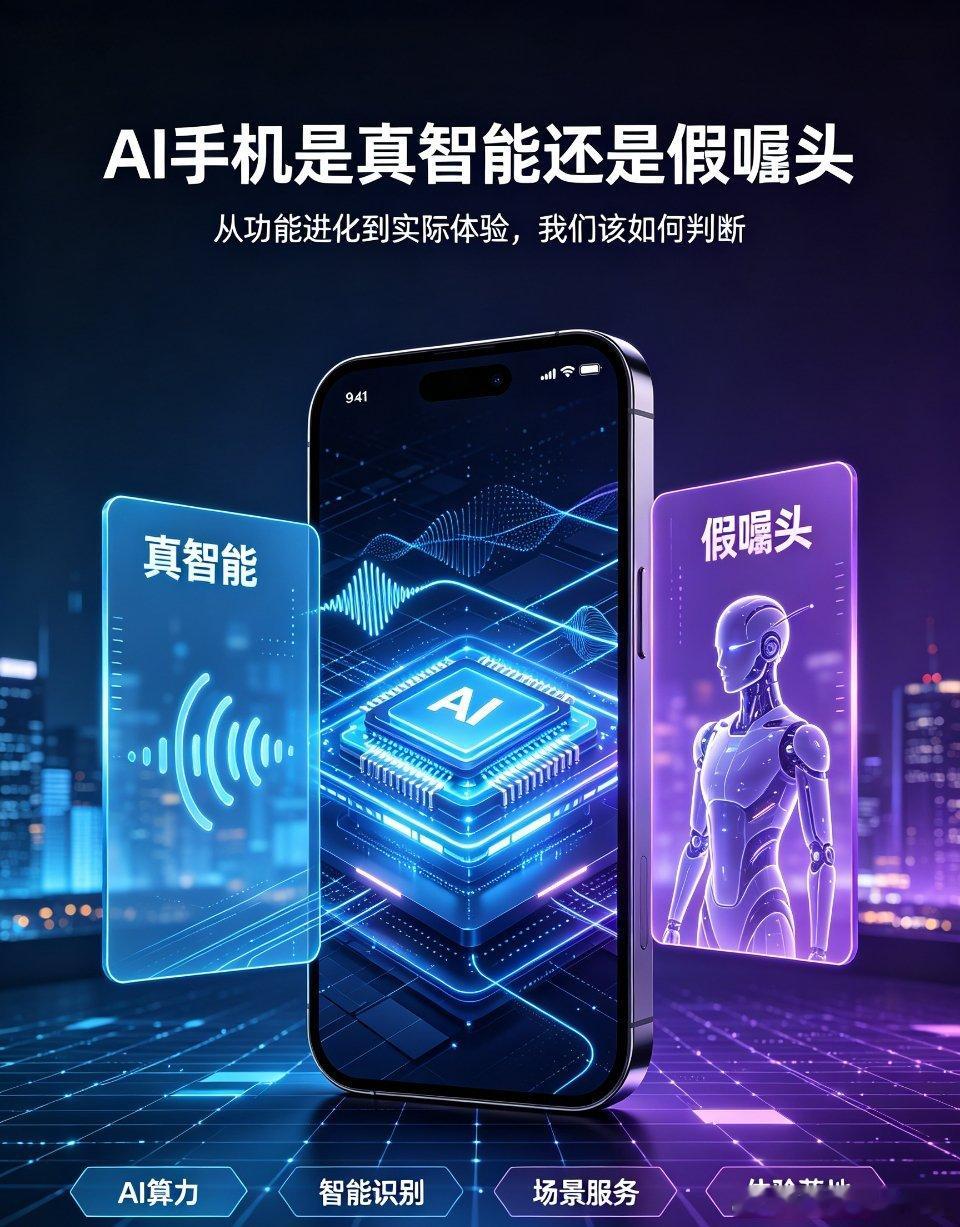 AI手机是真智能还是假噱头现在的AI手机，确实越来越像“随身智能助理”：能识别场