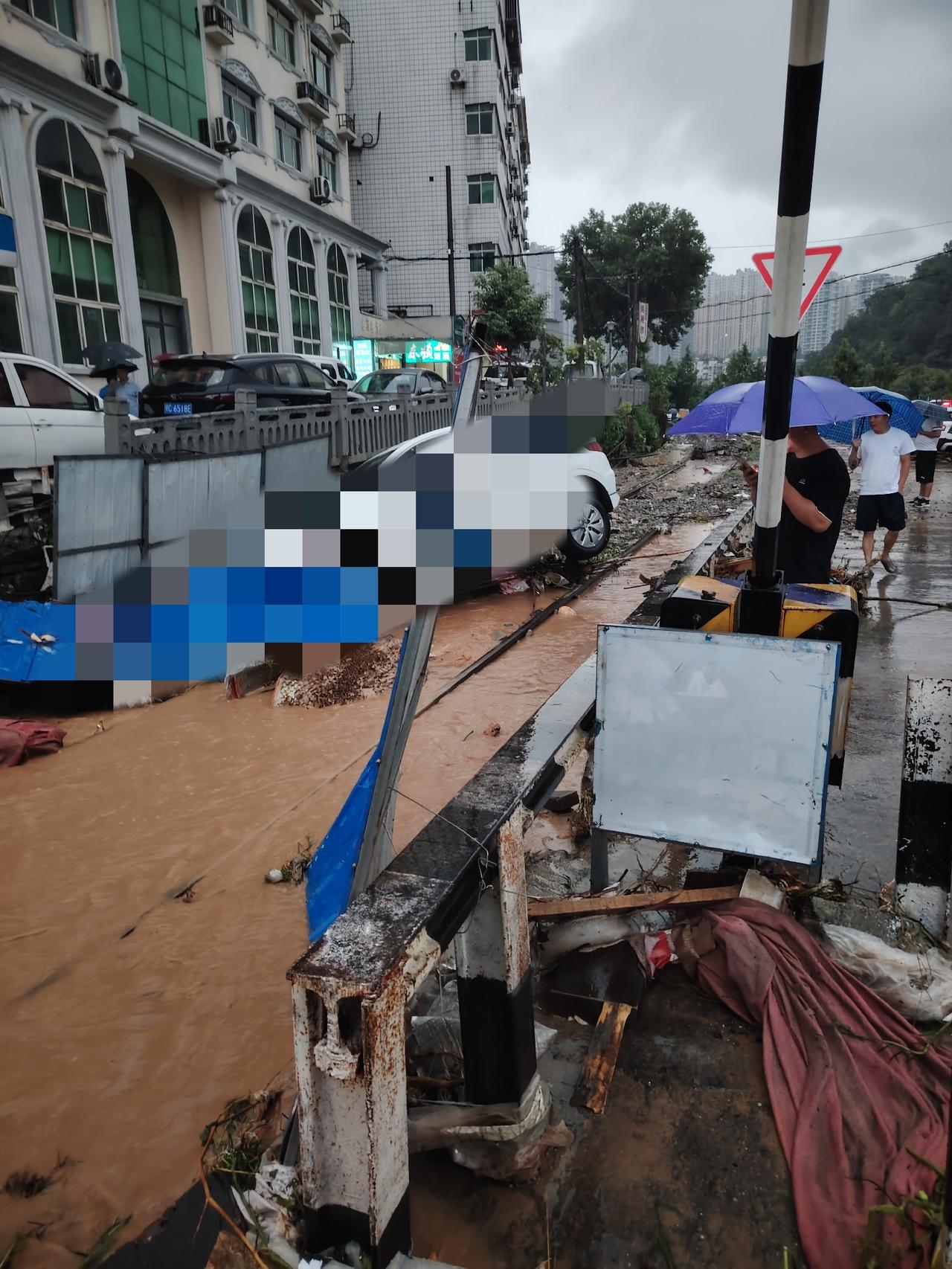 夏日生活打卡季昨天下午，汉江路下起特大暴雨，时间长达3个多小时，夏家店君临天下小