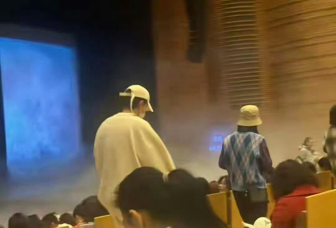 偶遇张杰谢娜看舞剧张杰谢娜这么多年感情真的很稳定了，娱乐圈模范夫妇