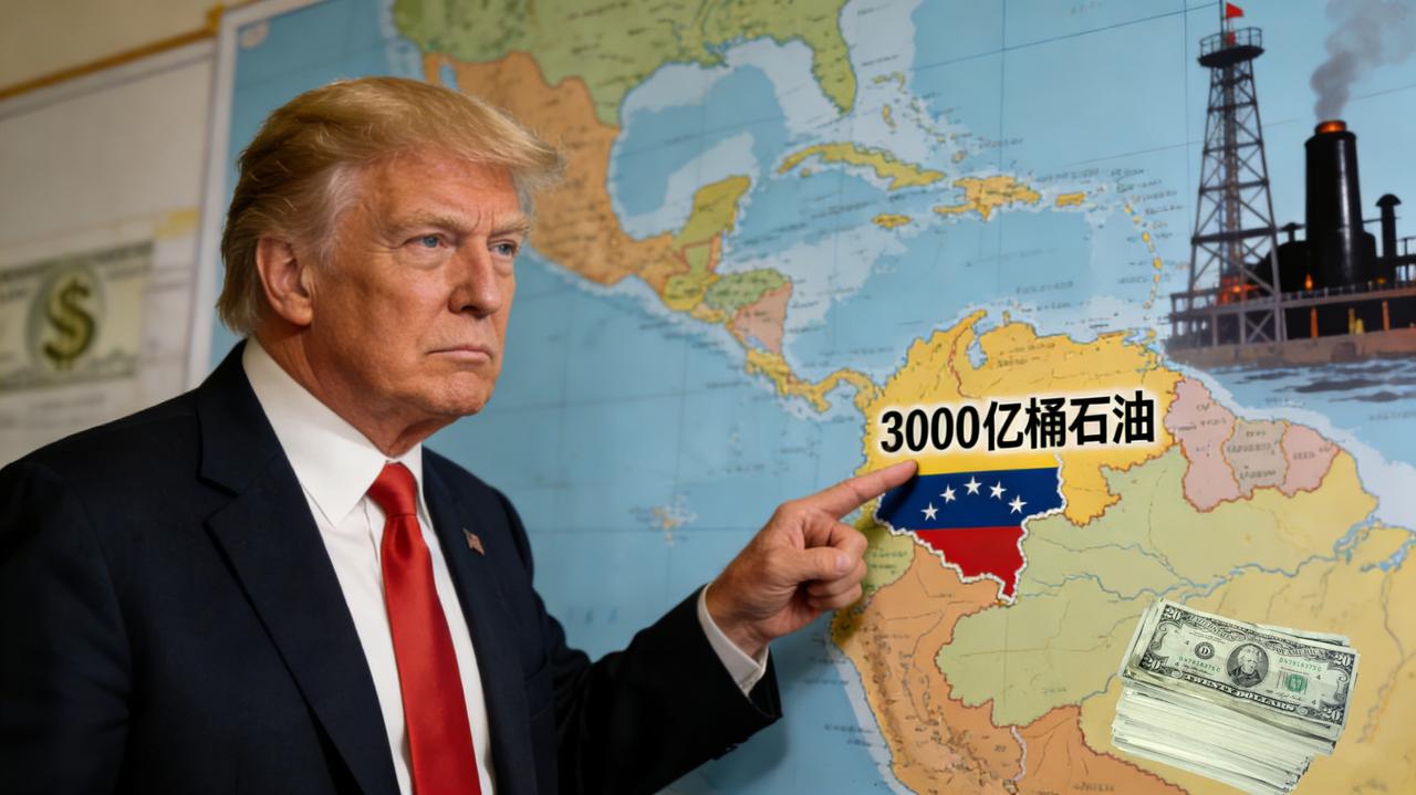 美国动委内瑞拉，盯着的何止3000亿桶石油？这是赌上国运的霸权豪赌

嘴上喊的是