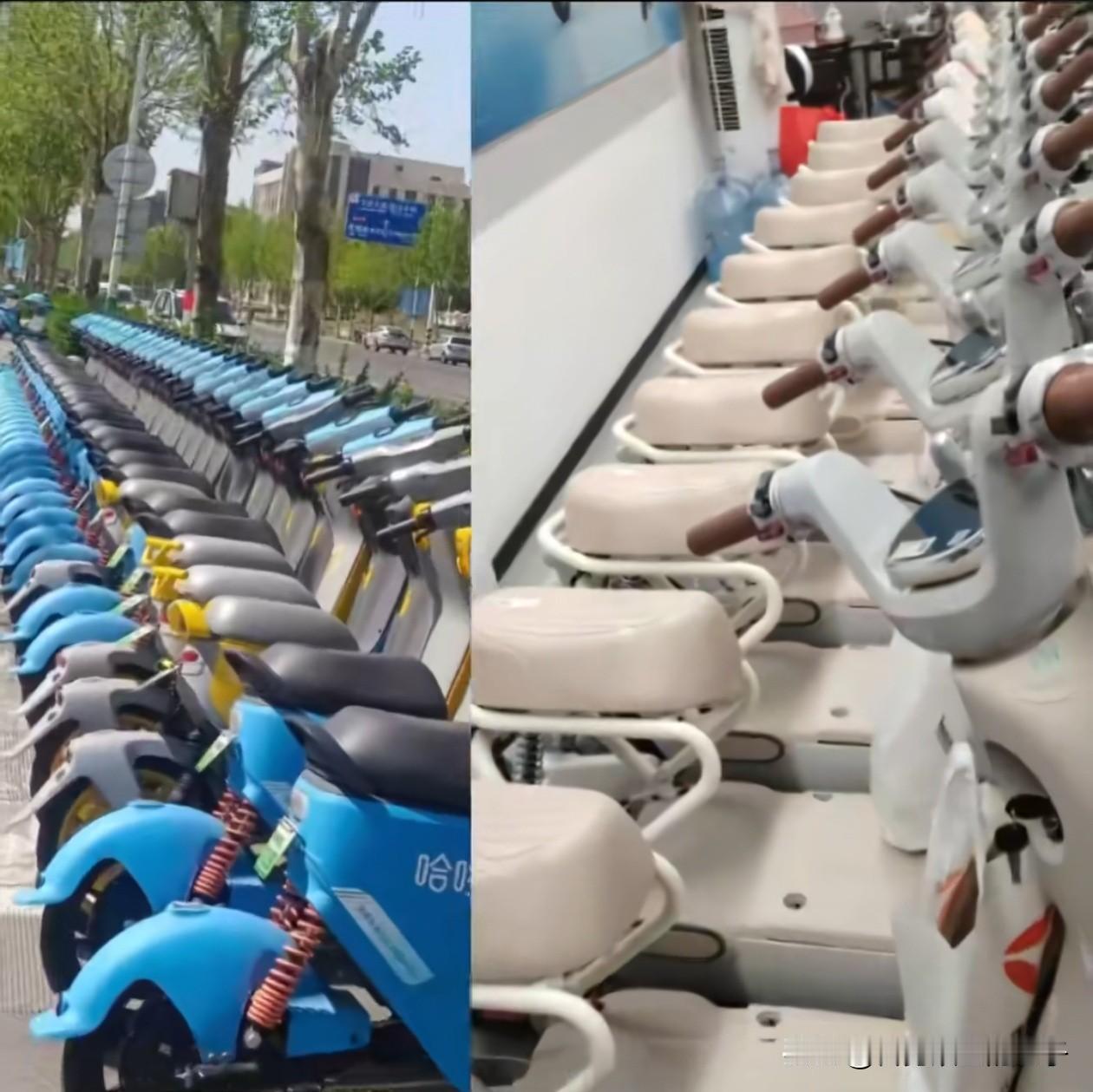 不知道大家发现没有？

新国标电动车的造型很眼熟，

和路边共享电动车是不是挺像