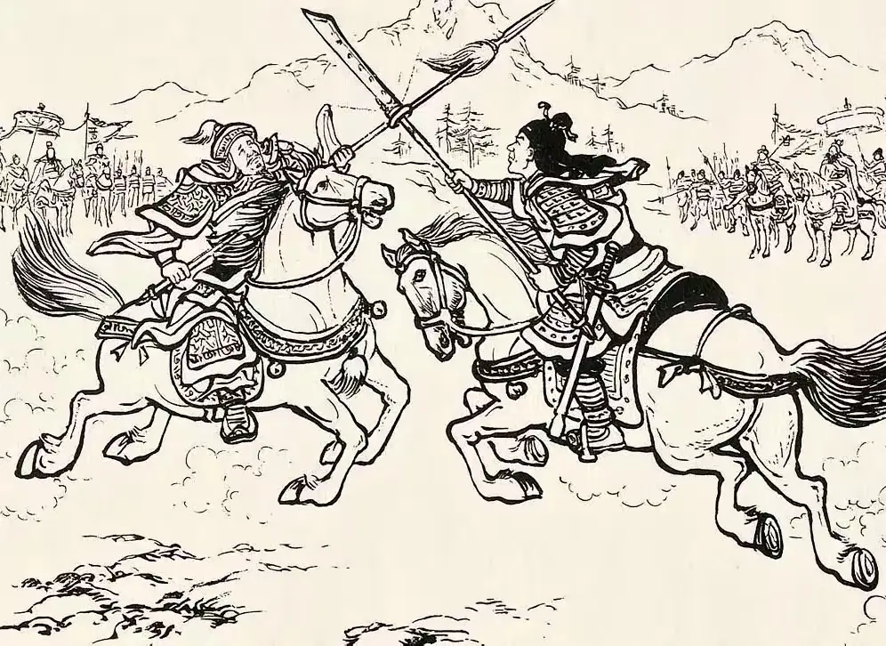 张辽在吴营前讨敌要阵，吴国大将凌统请令出兵。凌统立功心切，与乐进并不搭...