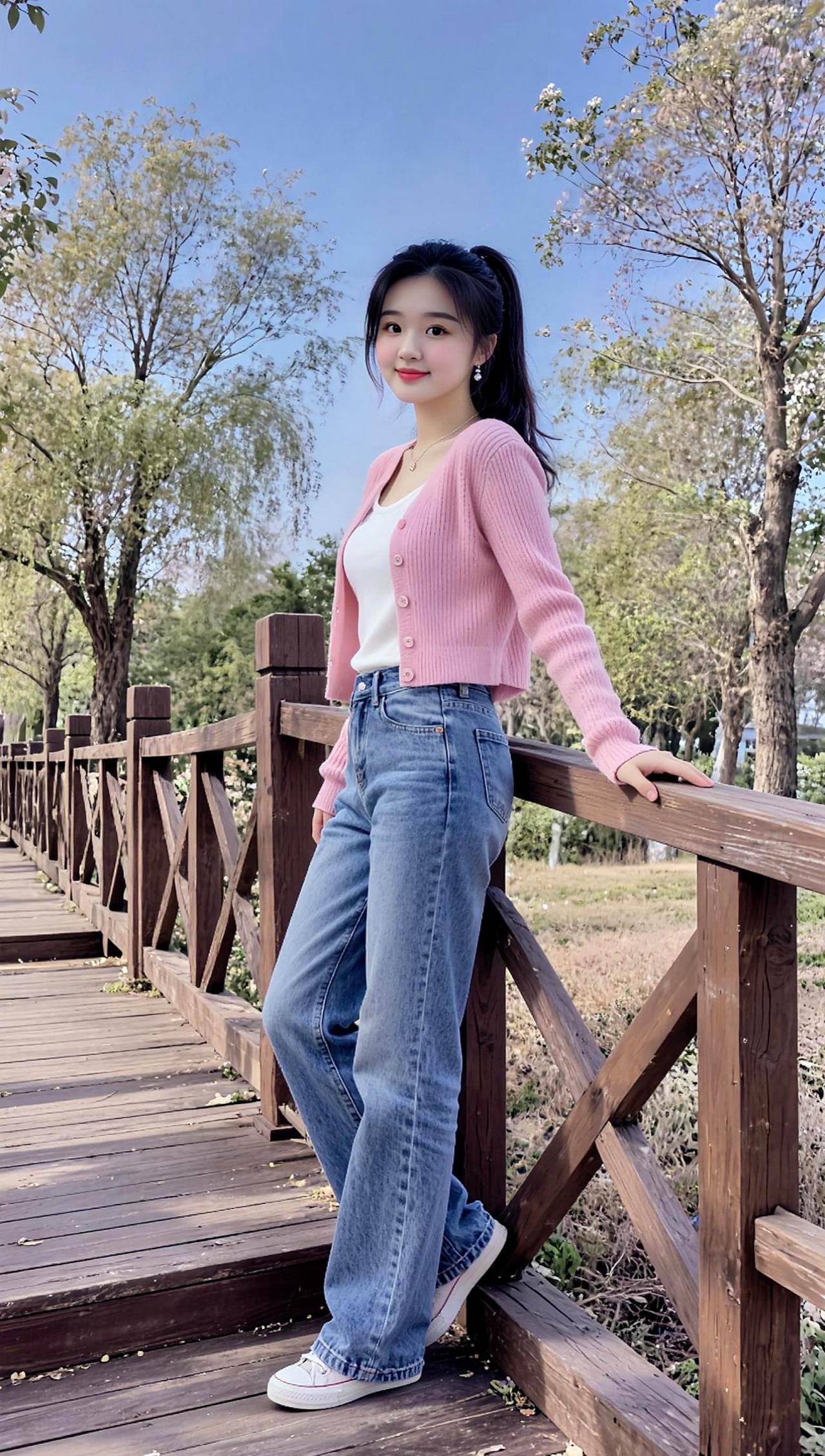 护栏拍照 护栏安全感 抖音玩法合伙