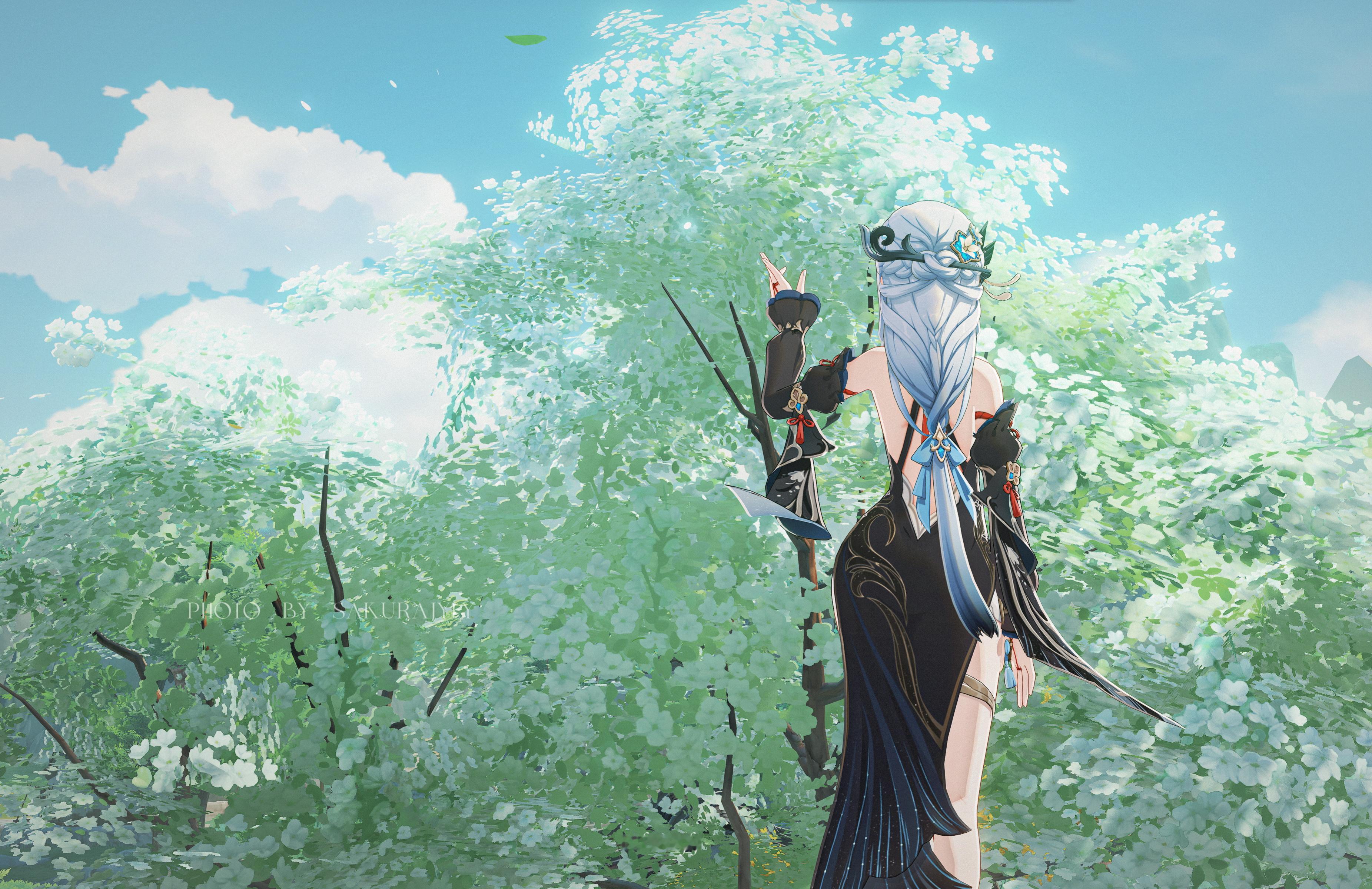 #原神[超话]##原神4.4版本二创##原神4.4版本#「 髣髴兮若轻云之蔽月 