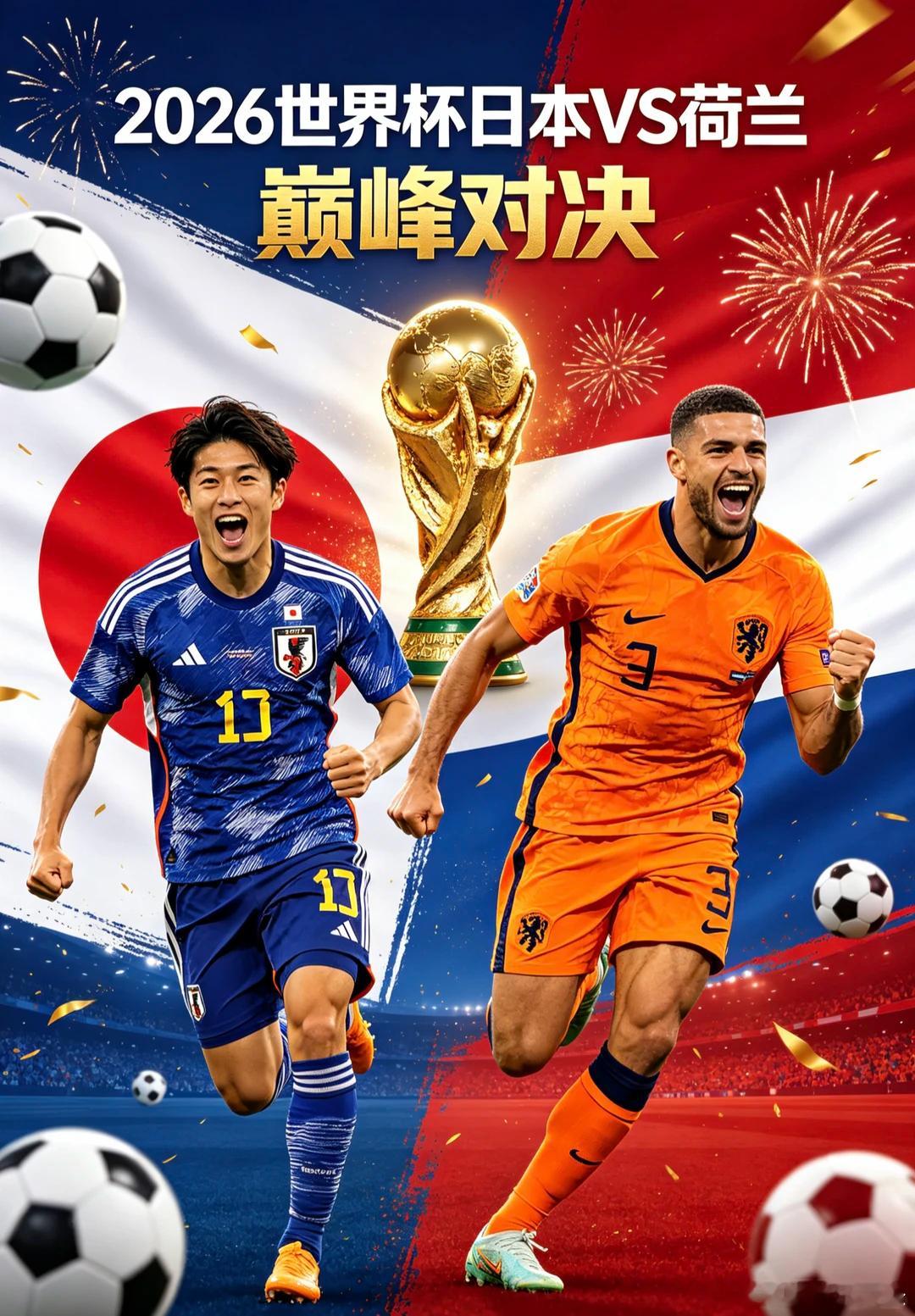 这场必须把上场失去的一切收回来010：世界杯04:00品牌：荷兰vs日本开球：日