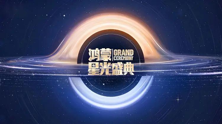 昨晚在中央电视台2台观看了鸿蒙星光盛典大型晚会。我关注了鸿蒙的同行者围坐在一起，