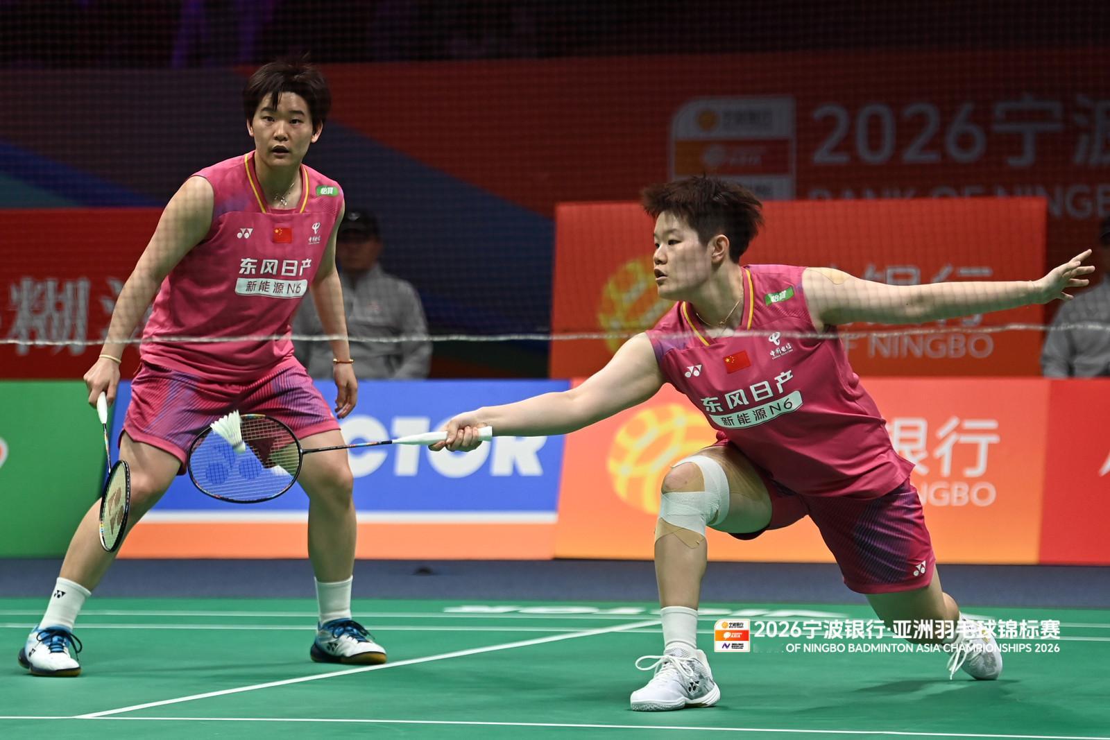 刘圣书/谭宁📷来源：赛事组委会亚锦赛圣坛组合晋级决赛2026年羽毛球亚锦赛中国