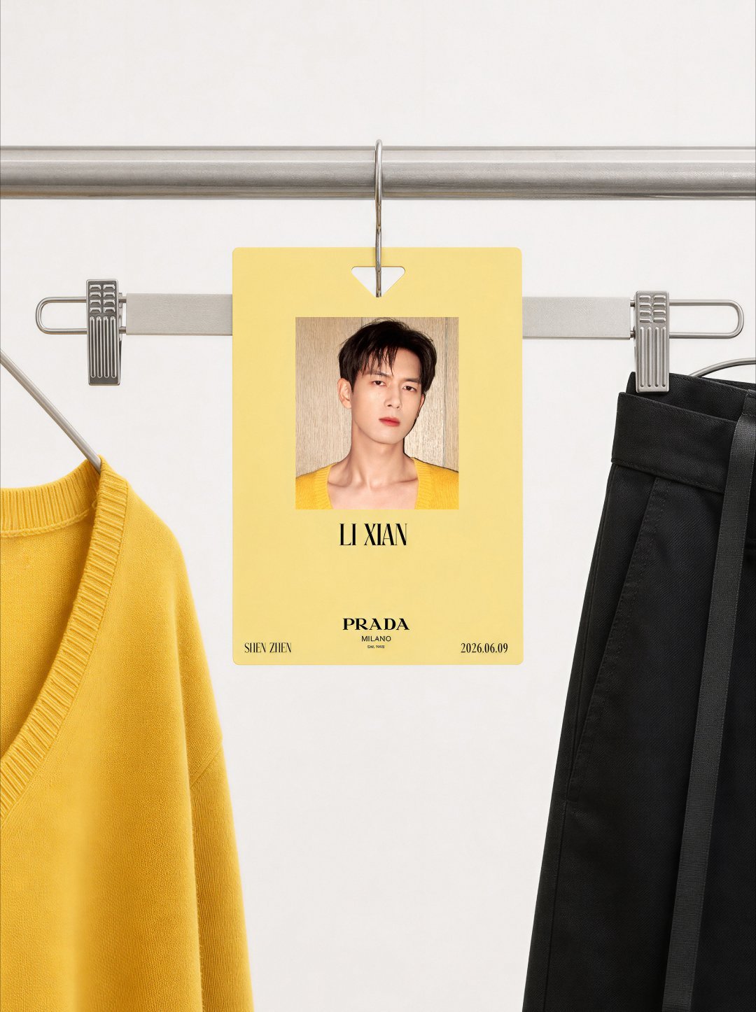 Prada认领李现 全球平台统一排序认证，第一顺位稳稳拿下！Prada门面担当，
