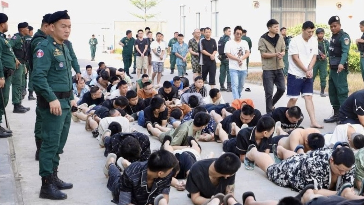 【限期4月底前全国电诈“清零”！#柬埔寨启动史上最大清剿行动#，首相亲自主导】#