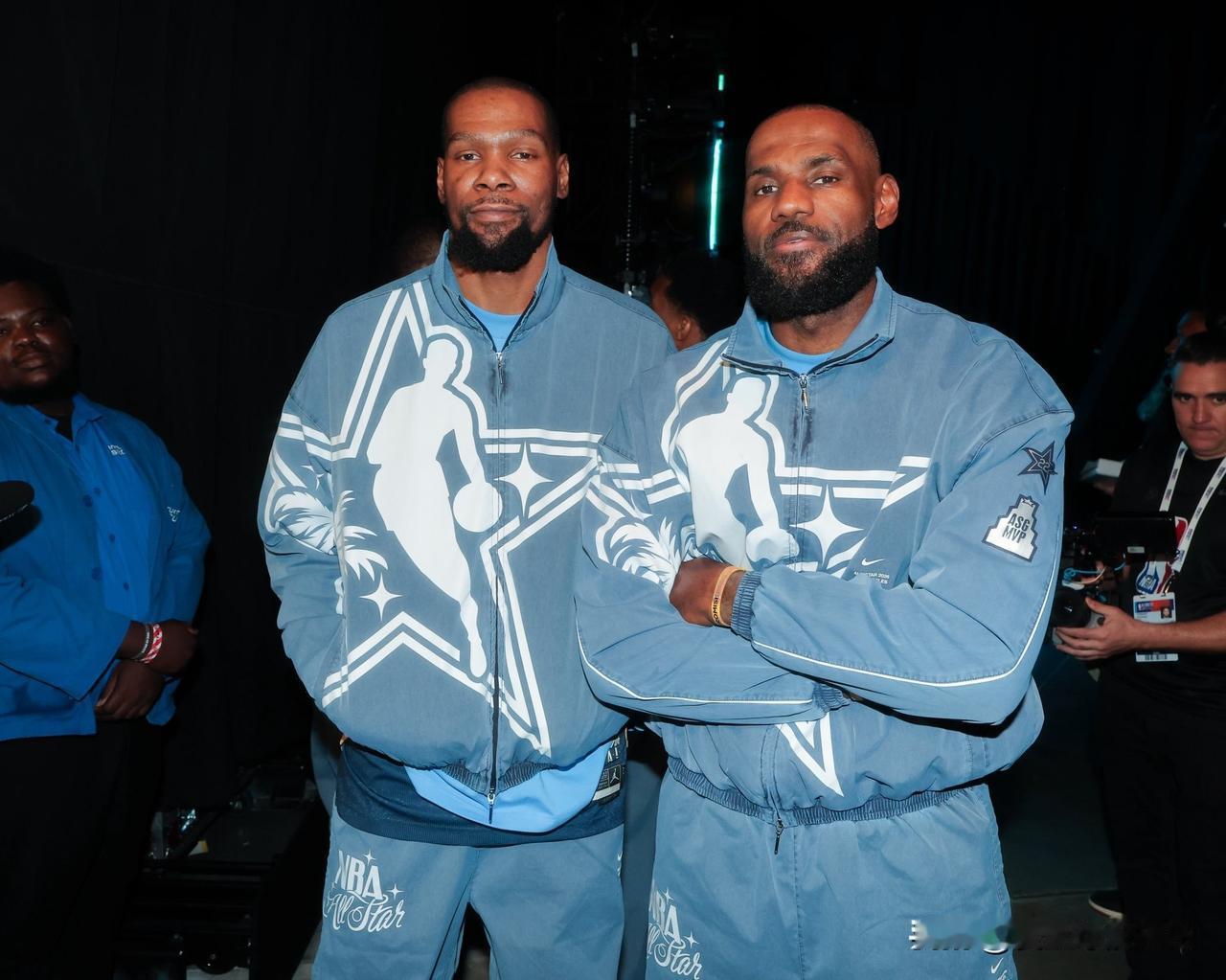 NBA全明星气质这一块，还得看老詹和阿杜！