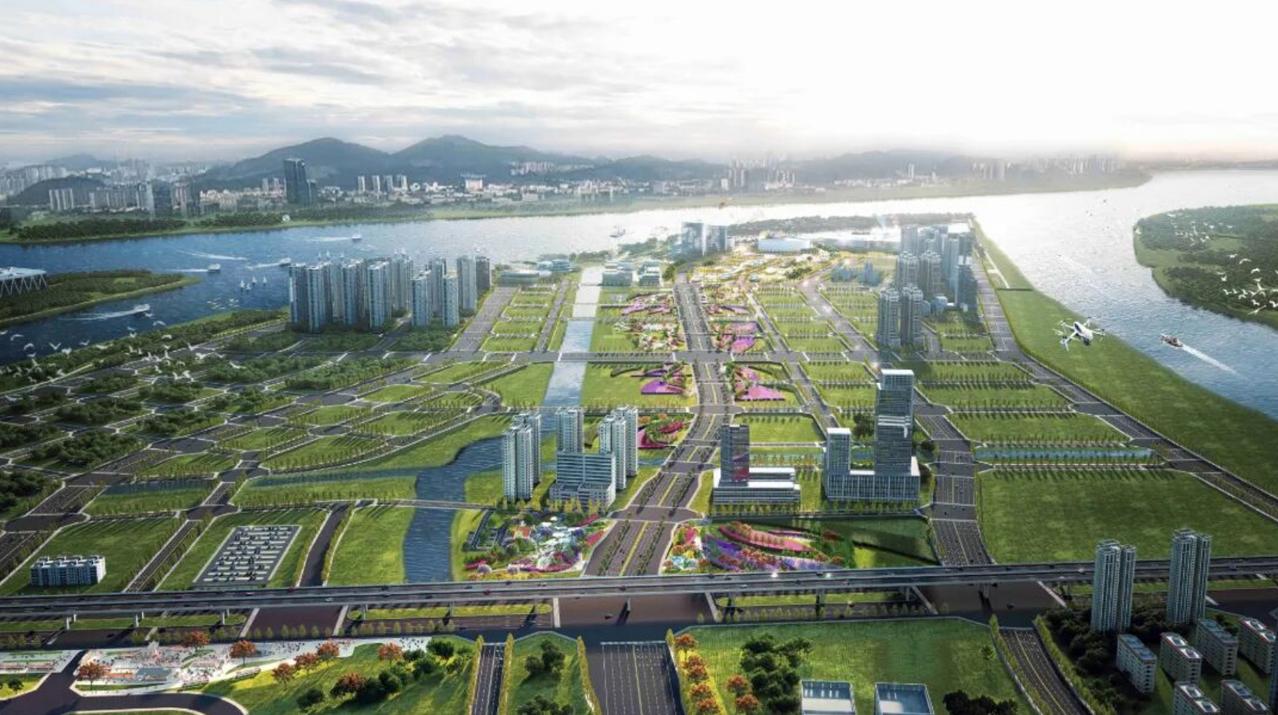 【明珠湾两岛22处闲置地块变身公园新效果图】南沙区近日启动明珠湾片区土地综合提升