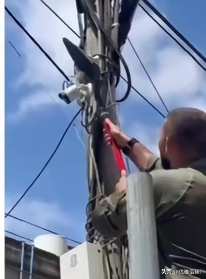 怕真相曝光？以色列军警全城在拆摄像头。要知道，平时光是维护这些设备都得要花不少钱