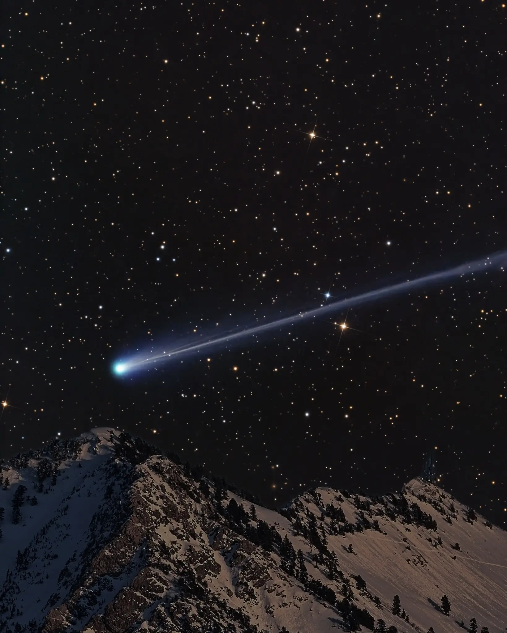 宇宙不曾放弃点亮这片夜空。设备：Seestar S30 Pro 天空...
