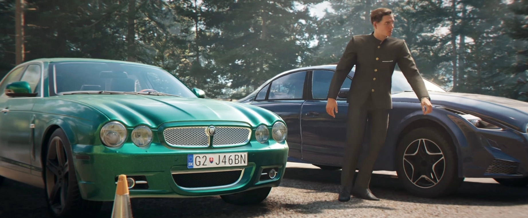 《007黎明曙光》演示中出现的捷豹XJ & XK & 阿斯顿马丁V8 ​​​