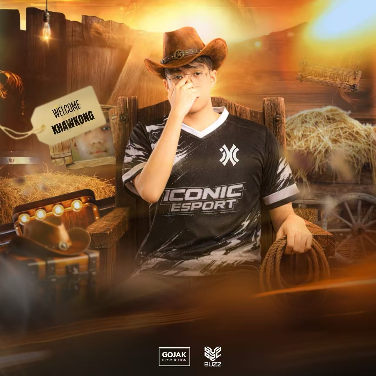Iconic战队社媒官宣：Khawkong加入