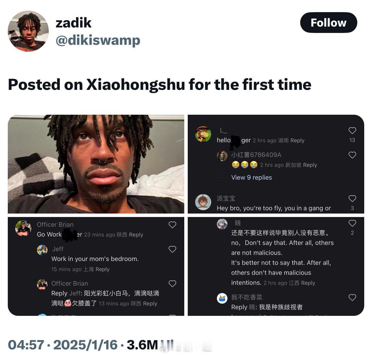 小红书上种族主义者有点多啊[思考] 
