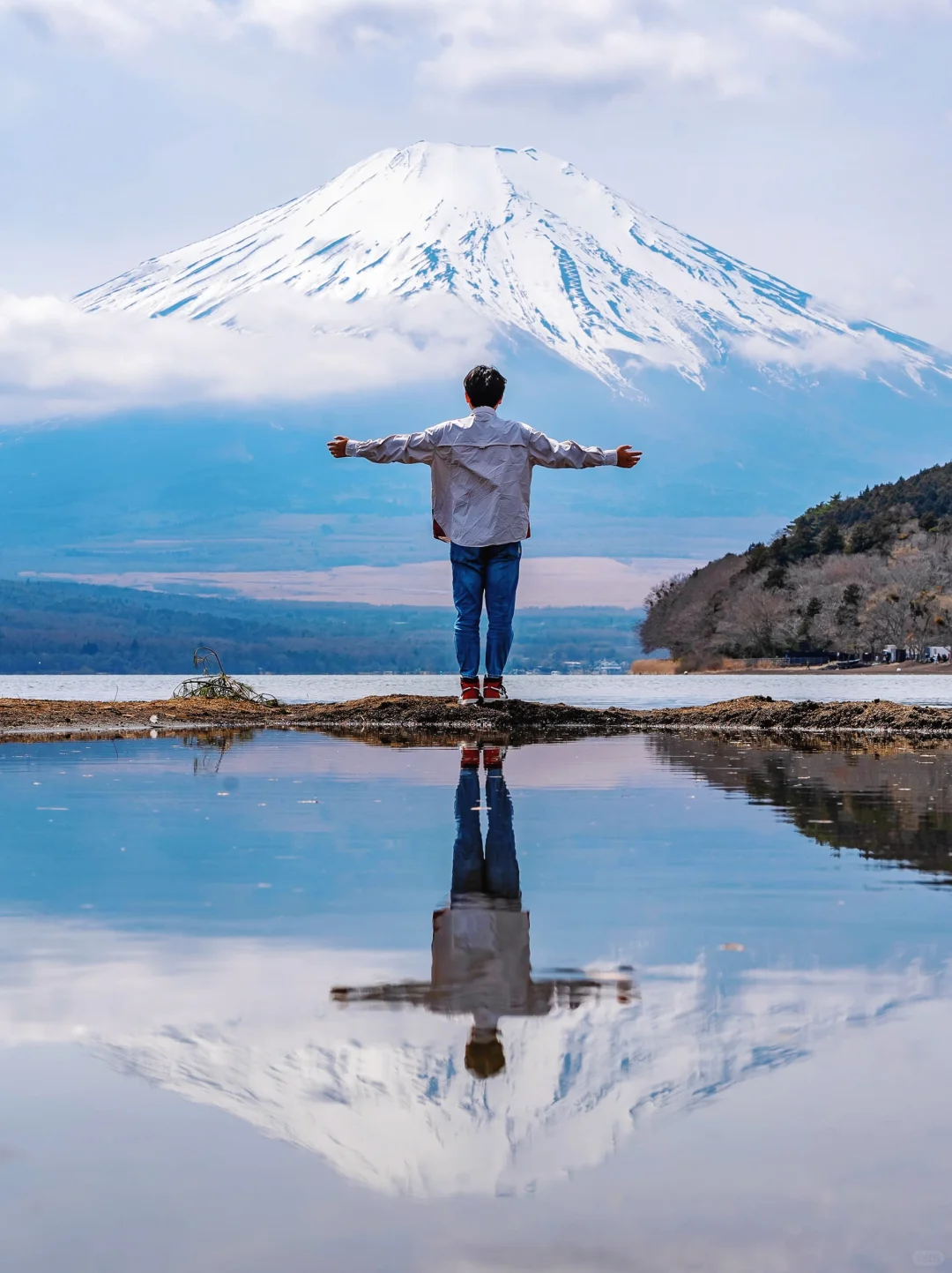 很爱国！只是去🇯🇵拍了富士山，附全打卡机位