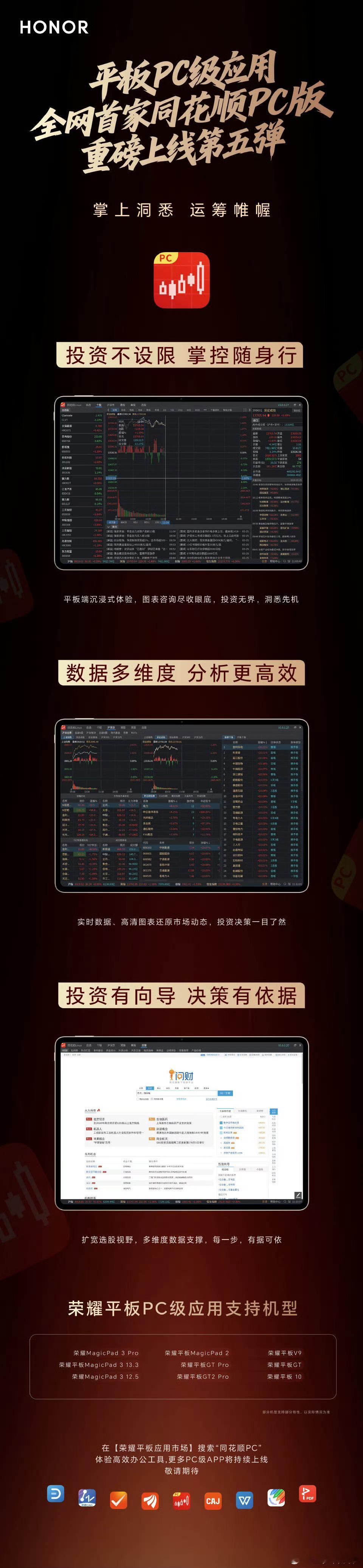 这就是品牌态度，想要什么给什么，你们觉得这些个软件怎么样荣耀平板