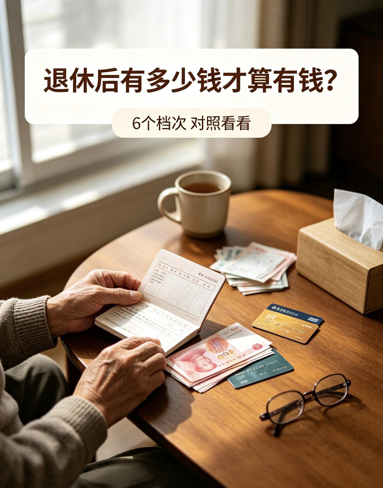 退休后家里有多少钱才算有钱？6个档次对照，看看你在哪一级

很多人一辈子都在存钱