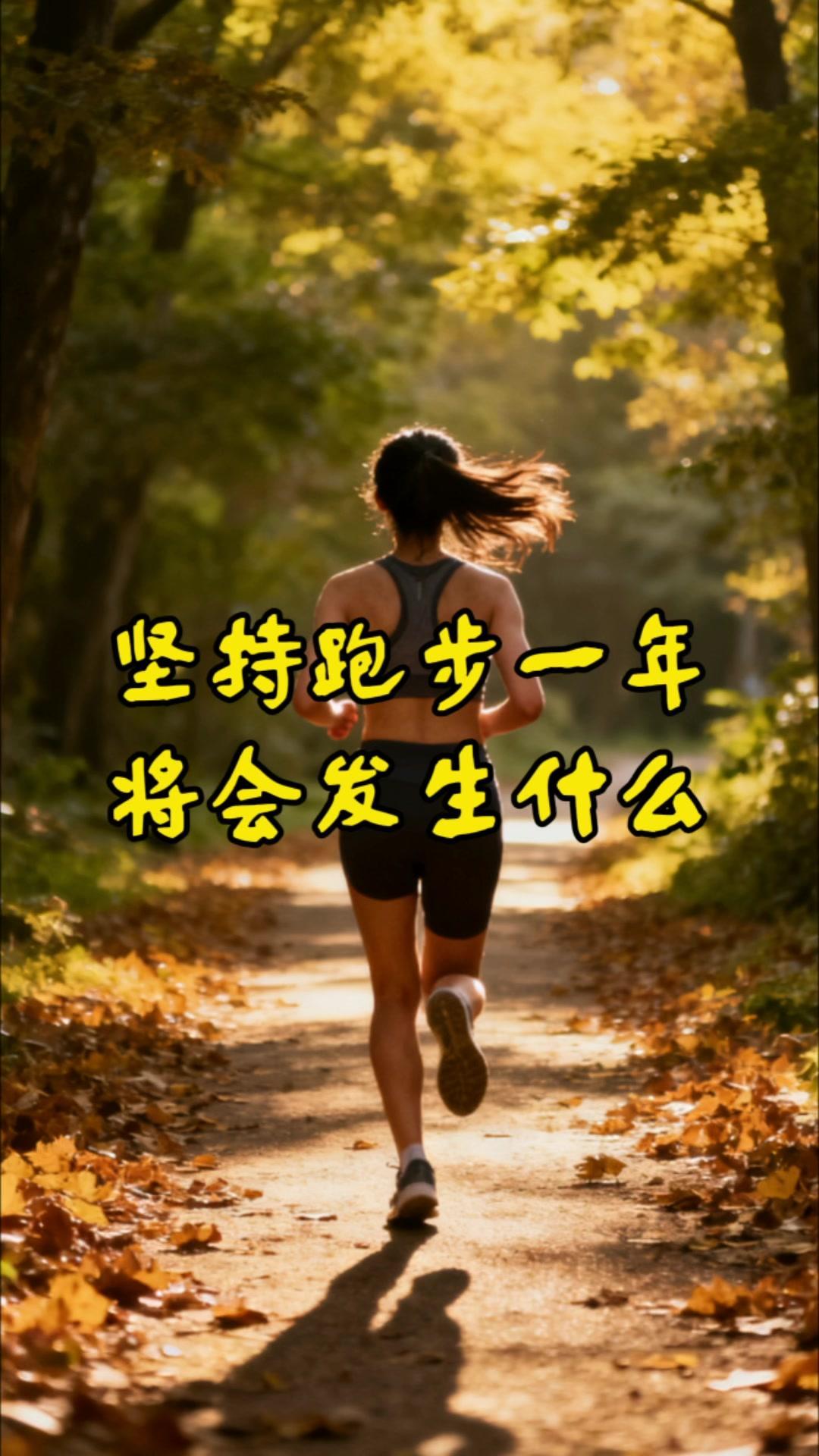 坚持跑步一年会怎样？坚持跑步一年，身体和生活的变化真的很惊喜。

刚开始跑几步就