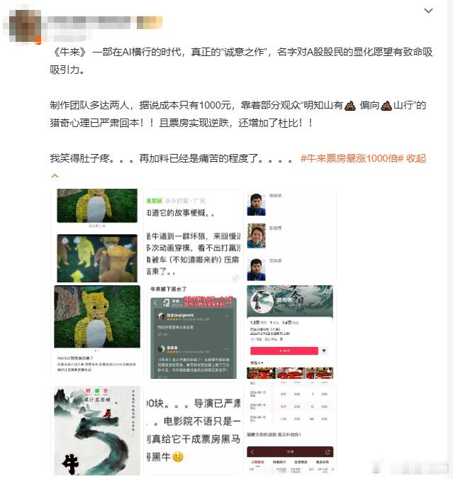 牛来制作成本1000多牛来制作成本牛来制作成本1000多，一把子支持了 