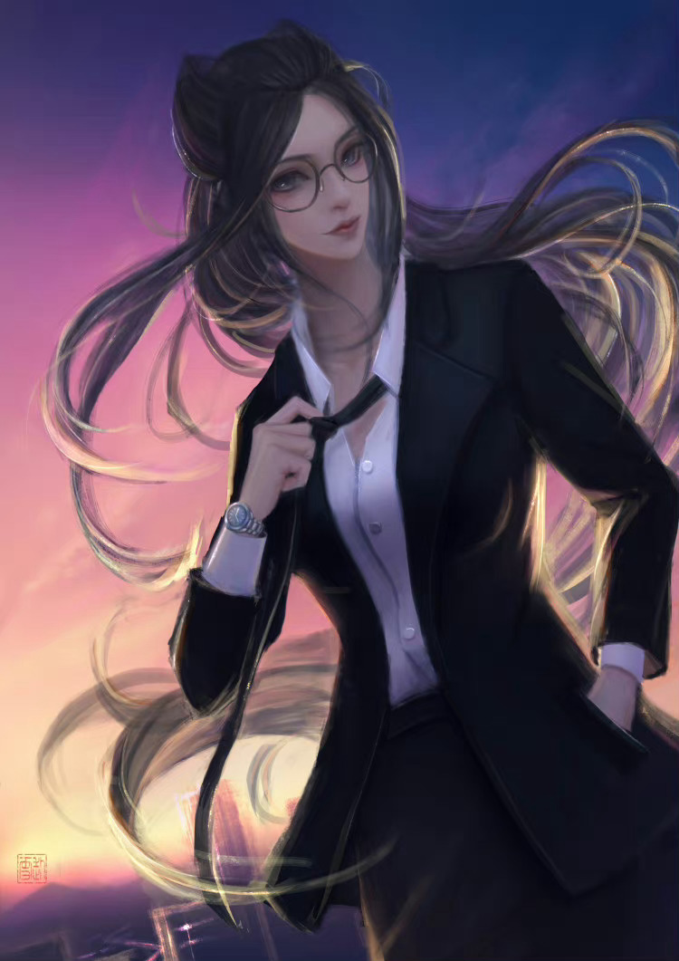 天行九歌焰灵姬 天行九歌焰灵姬朱雀焰灵姬蝶伴云边温婉容，霞城西装敛清风。一襟柔色