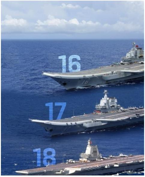 中华人民共和国正式向全世界宣告两件大事：第一件就是，我们的福建舰航母正式服役了，