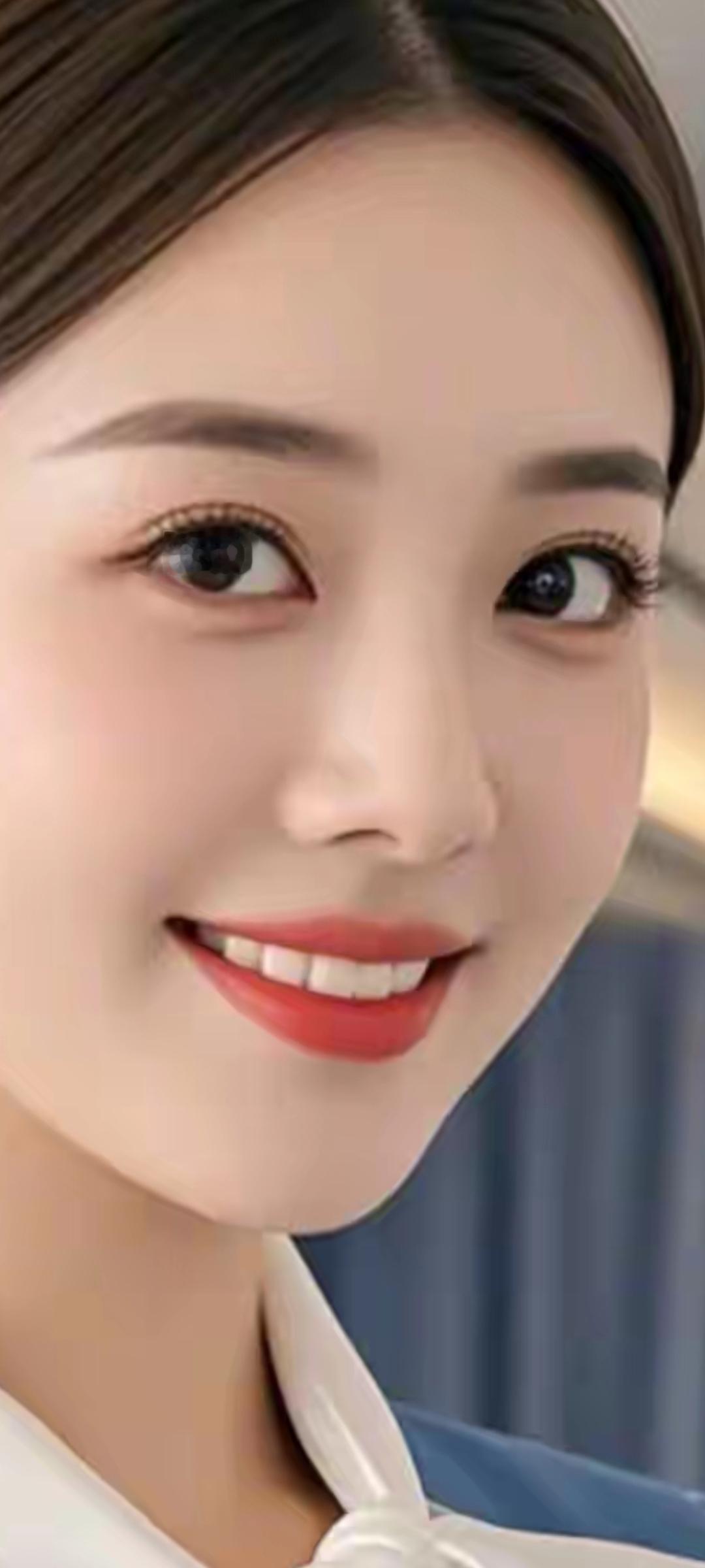 甜美笑容，元气满满，元气少女的一天从微笑开始！😊✨