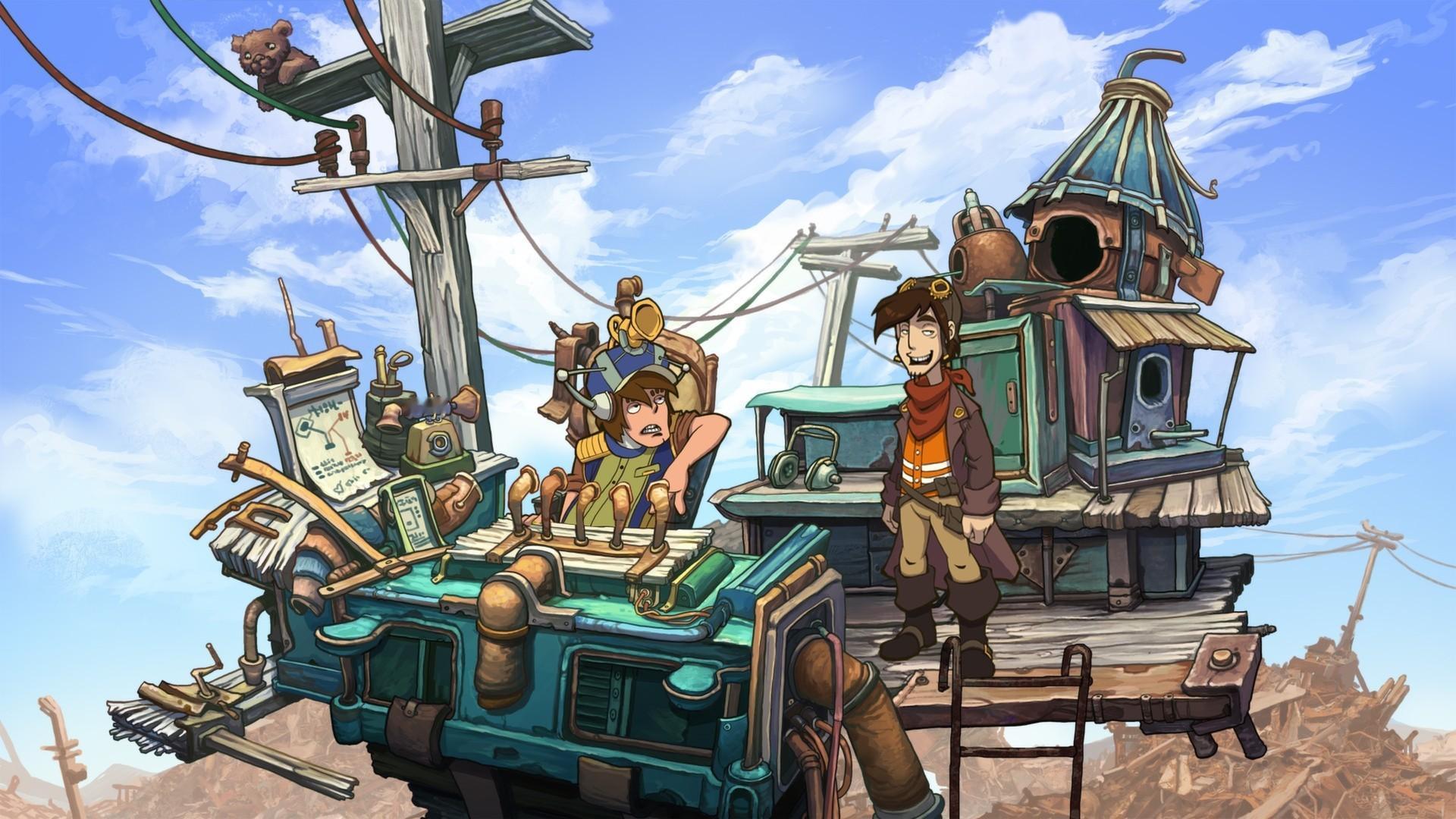 【Steam喜加一】点击式冒险游戏《德波尼亚/Deponia》已可在Steam免