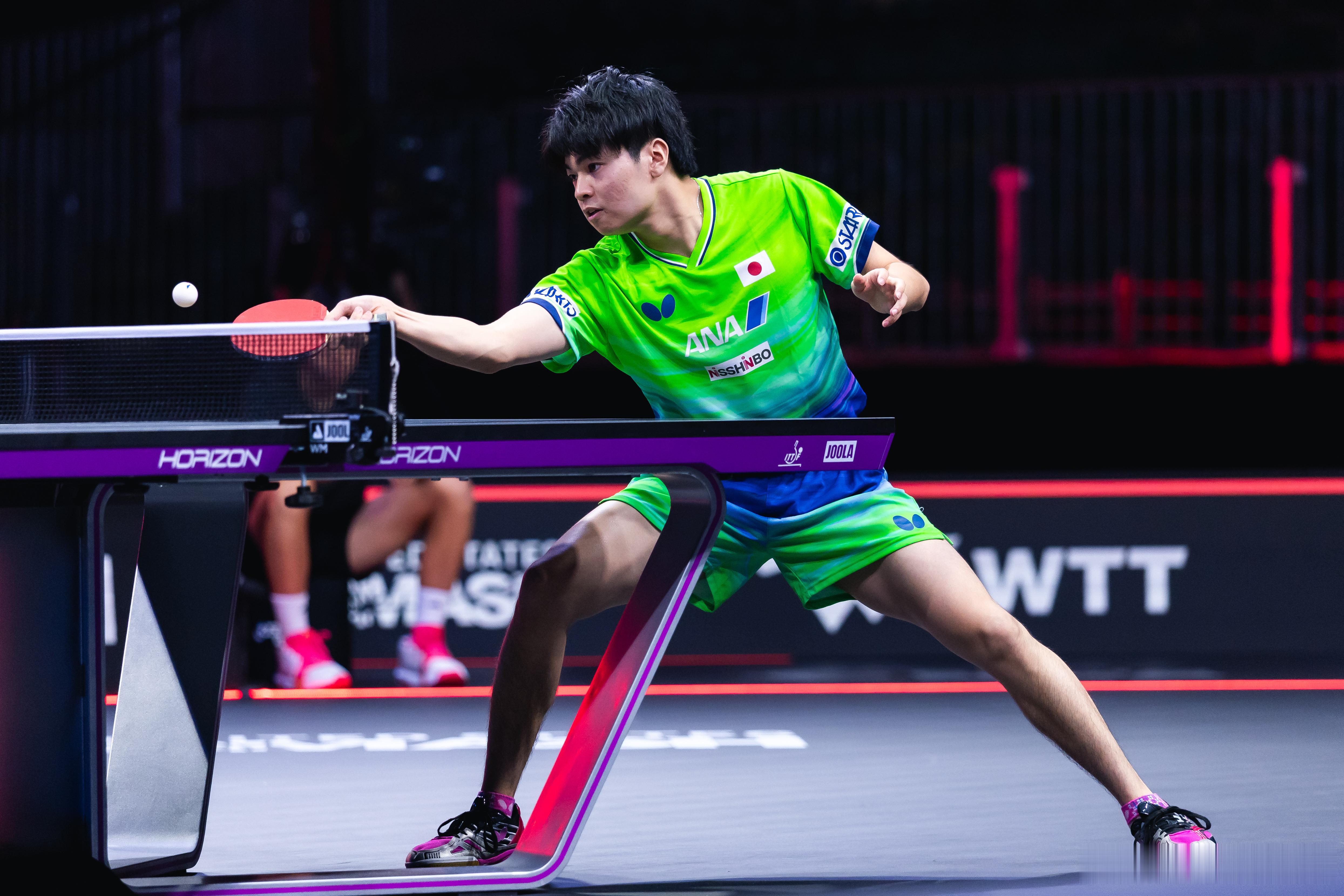 WTT美国大满贯2026 男单1/16决赛林诗栋(CHN)3-0田中佑汰(JPN