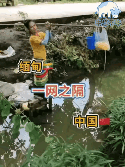 一网之隔的两个国家