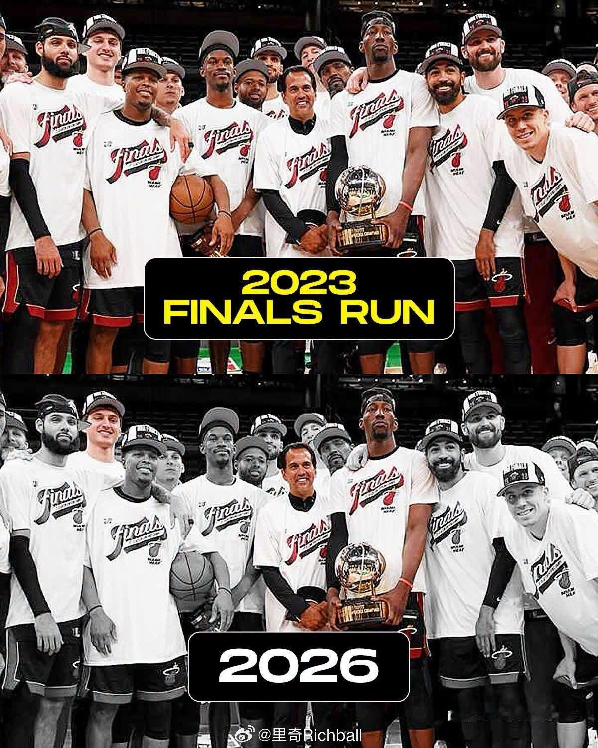 23年的那支热火，如今只有阿德巴约和约维奇还在队内nba选秀大会nba交易
