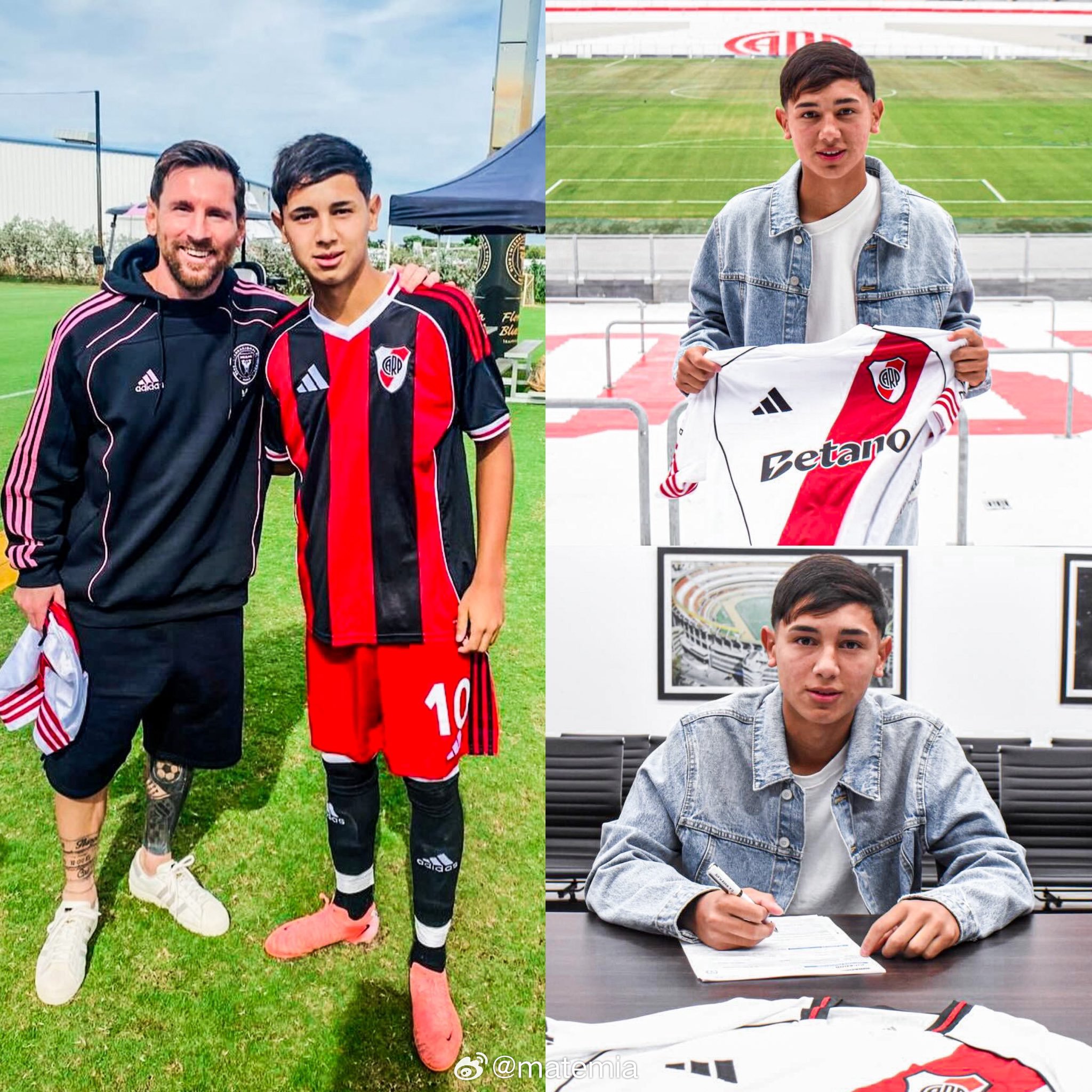 河床 🌟🇦🇷 费利佩·洛佩斯今天与河床正式签约，这位来自河床青训营的明日之