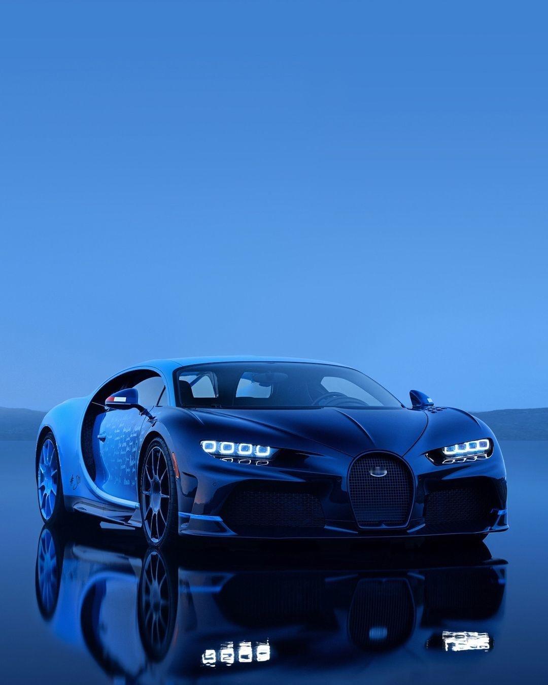 Bugatti swears’Ultime 500 Chiron 大西洋蓝 ​​