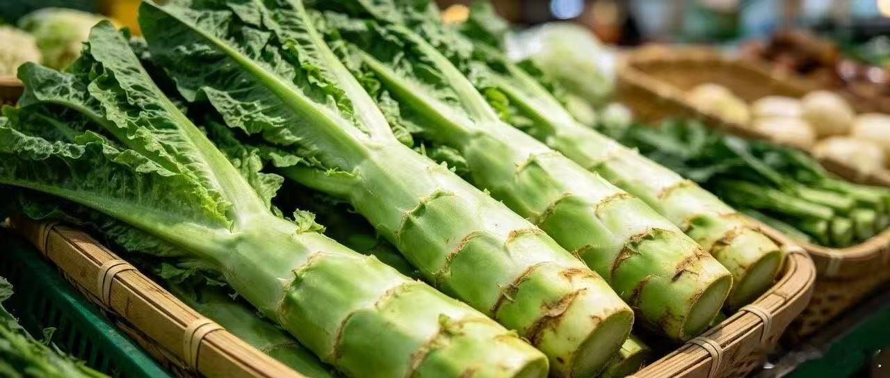 菜是绿的，心是黄的染色莴笋产销追踪菜是绿的，心是黄的。“极目新闻”追踪了染色莴笋