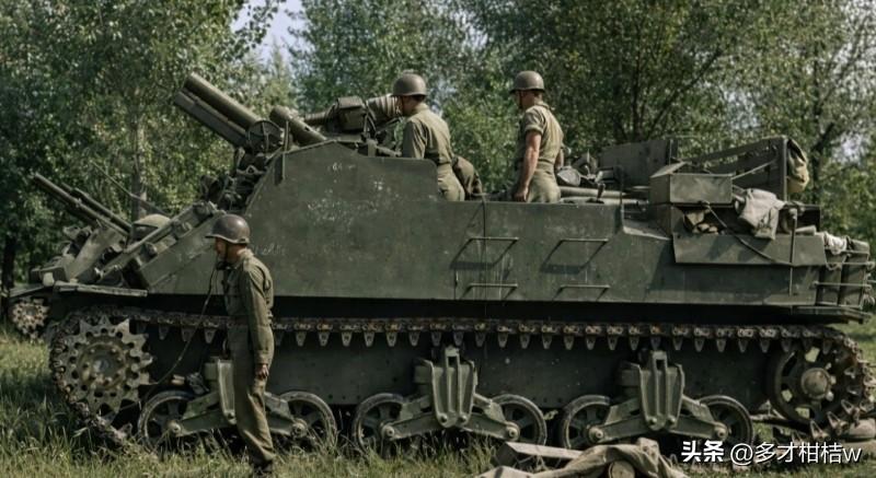 花旗国军事工业1941年研制M-7型105毫米自行榴弹炮都初衷是要为其装甲部队提