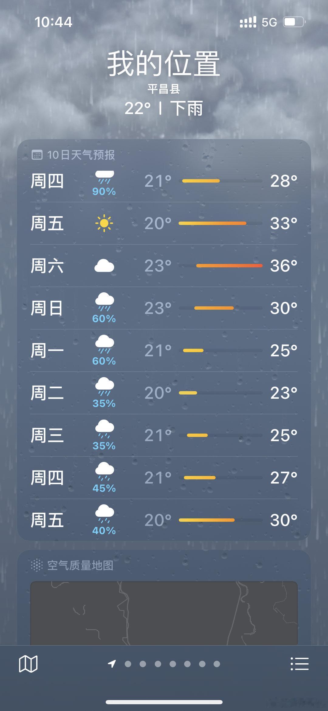 真的是服了，全是雨 