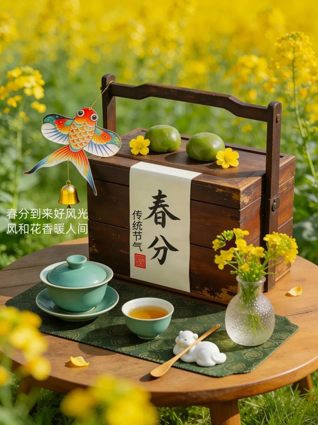 春风春雨春风笑
春虫春草春意闹

春分到
花枝俏
桃花红
樱花妖
满园春色关不住