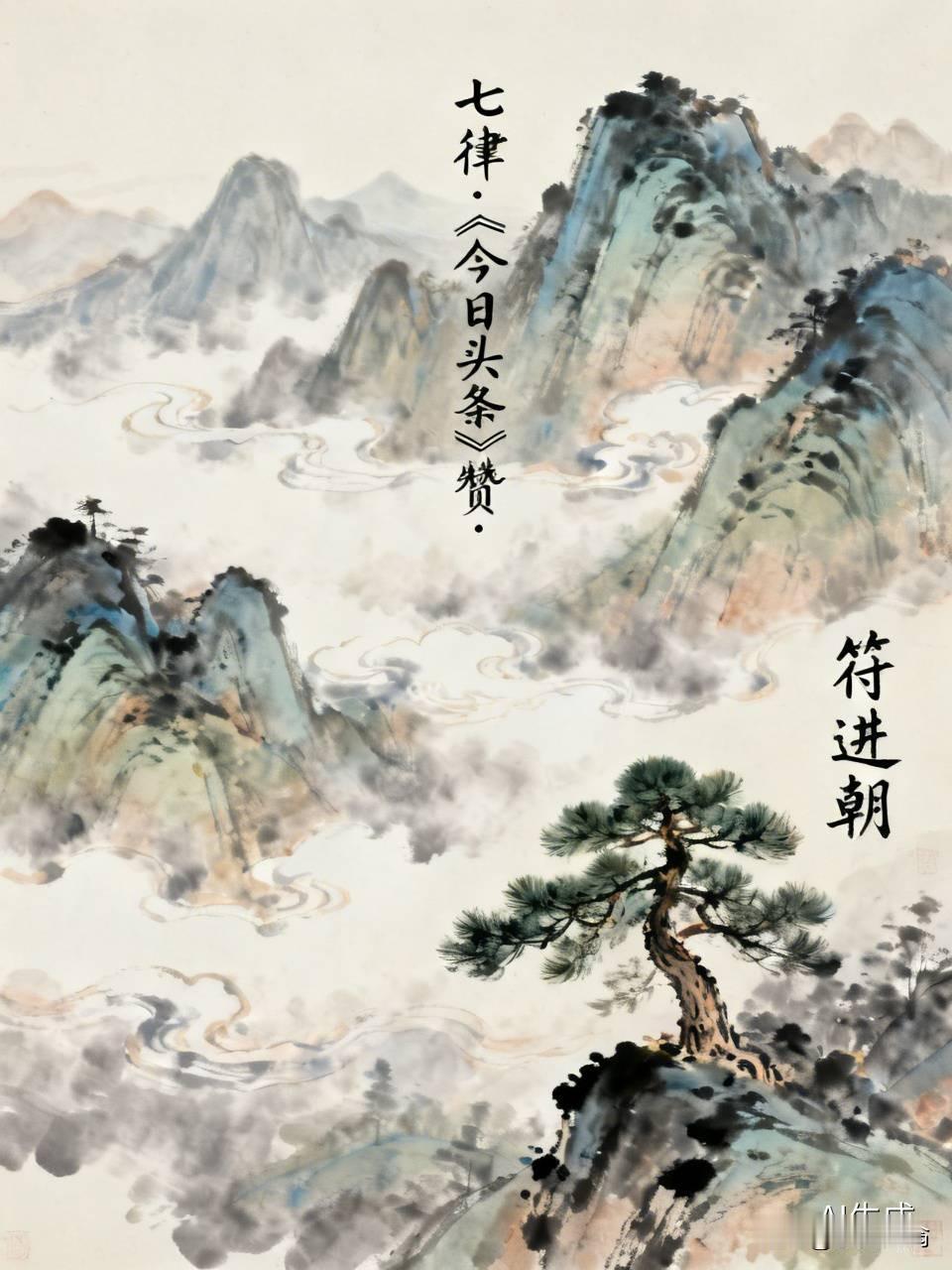 七律.《今日头条》赞
                   符进朝
今日头条视野
