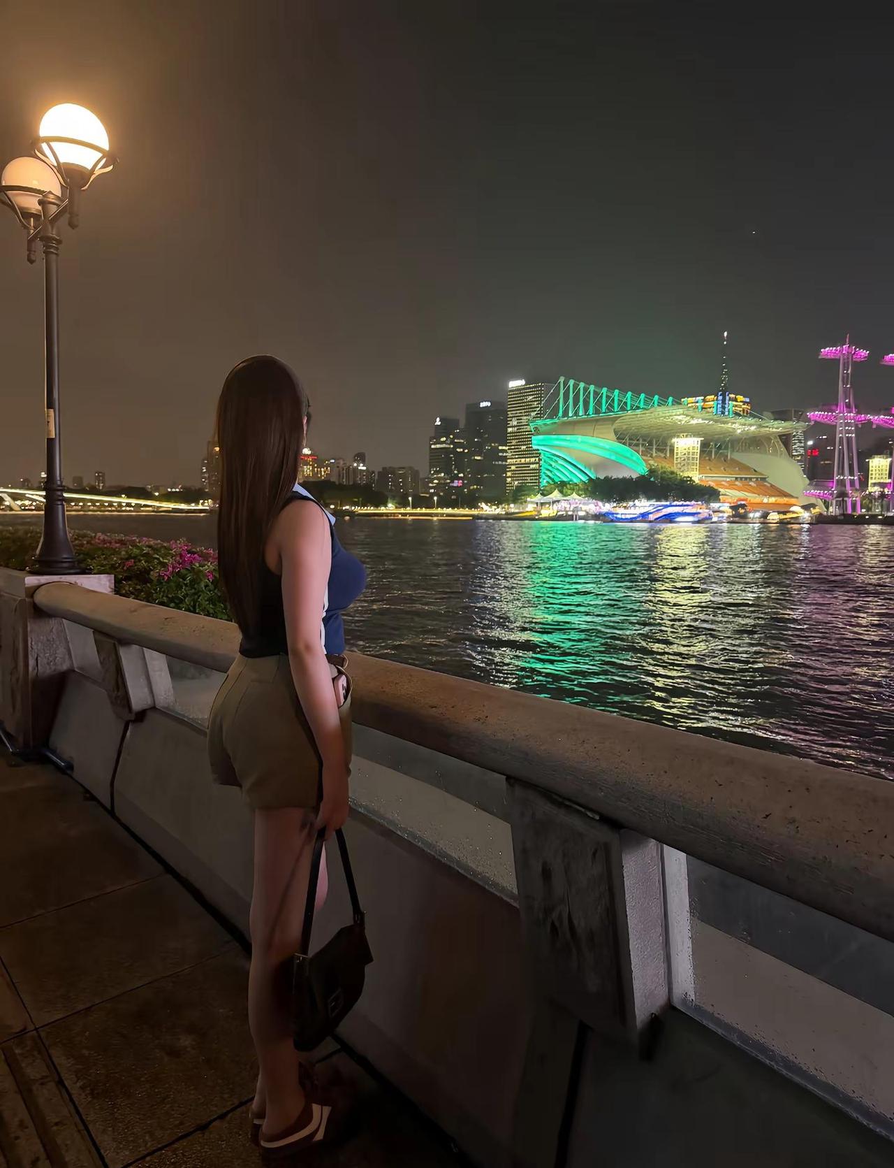 来一起吹吹珠江的晚风吧广州 珠江夜游美景 日常vlog 上热门