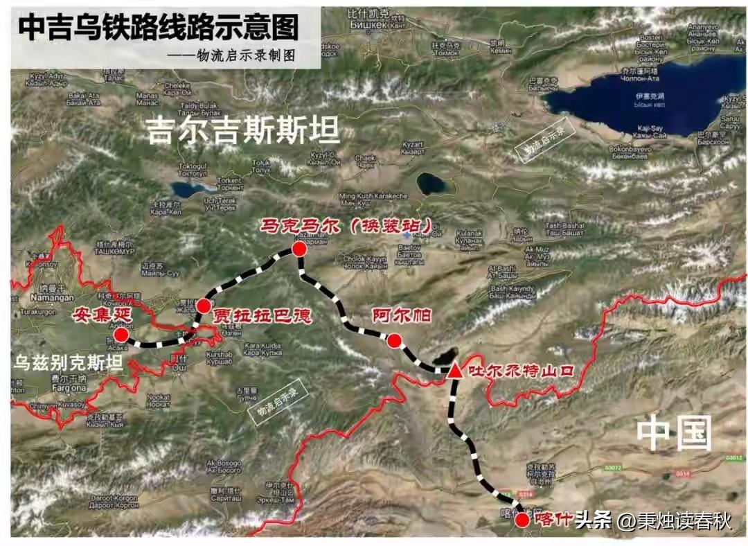 近期，中吉乌铁路的建设正干的热火朝天，此前施工时长约为每天10小时，如今已延长至