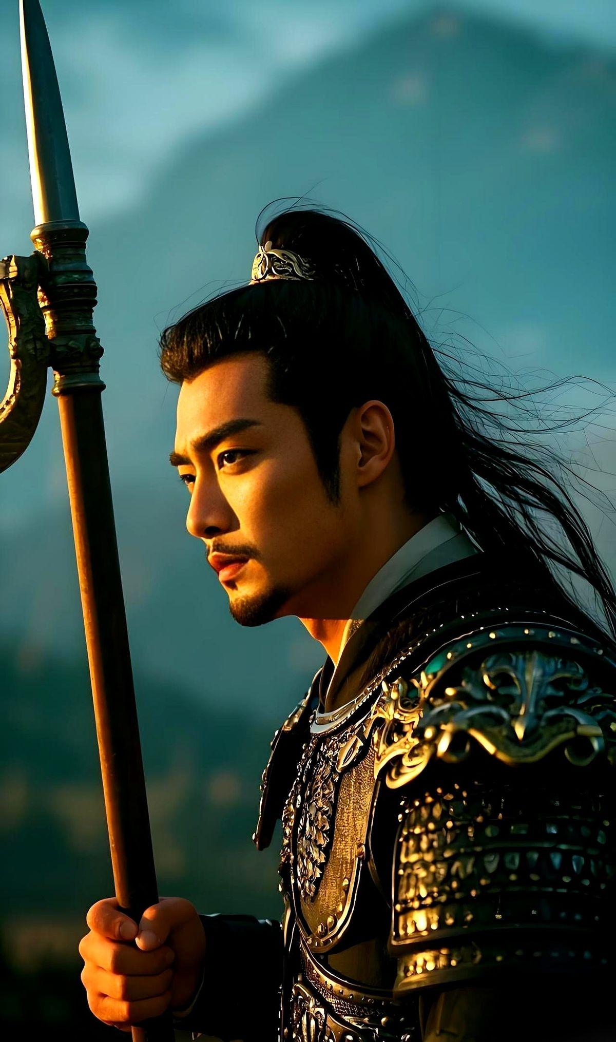 山贼头子说：咱俩单挑，比武定生死。
镖头付大飞哈哈一笑，转过身，对身后的小徒弟低