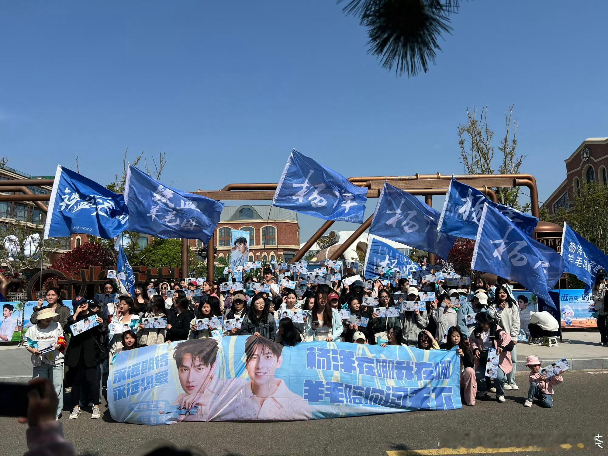 杨洋青岛人气杨洋这样伟大的脸进入内娱哇 ​​​