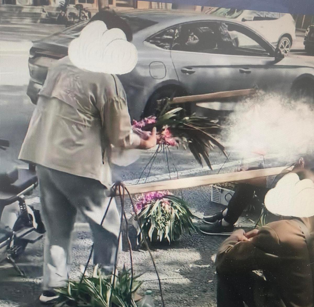 扫码买的“稀有”蝴蝶兰，承诺“死了包赔”，结果是喷漆的白兰花粘在枯桩上？
街头兰