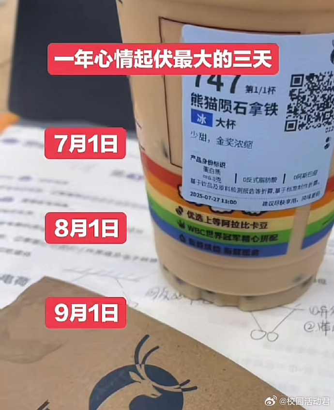 一年心情起伏最大的三天 ​​​