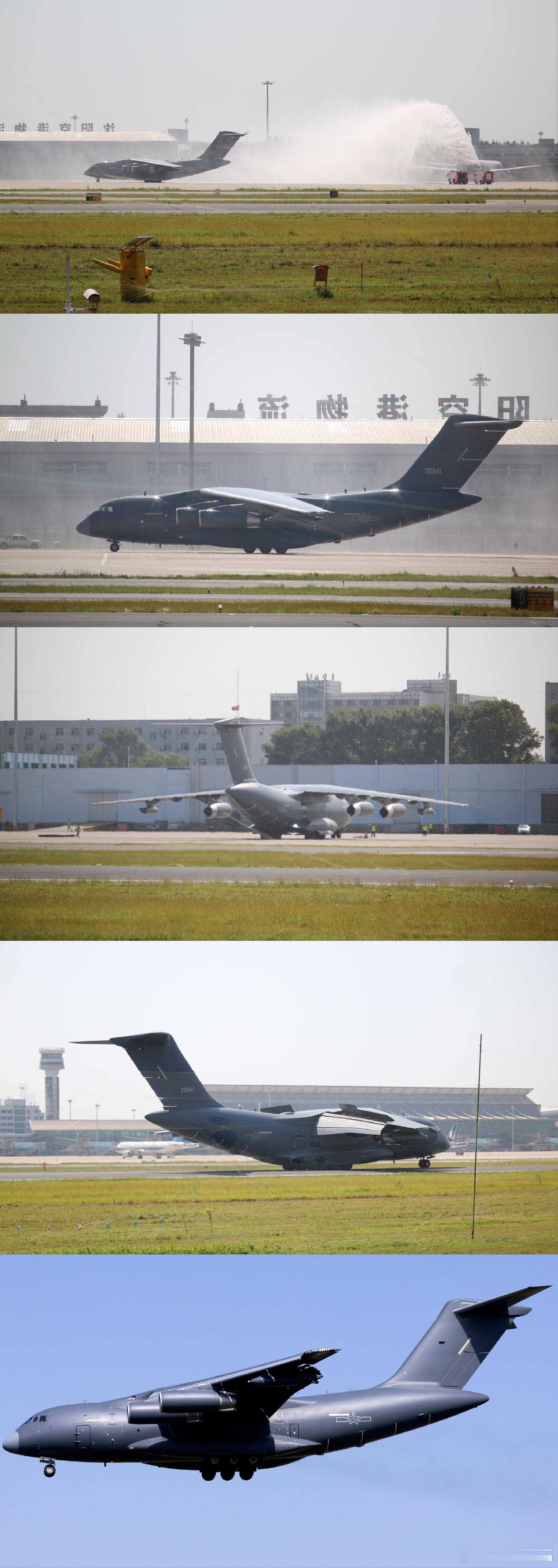 今日空军某部一架运油-20A飞抵沈阳，疑似为某重大任务预演。图源网络。 ​​​