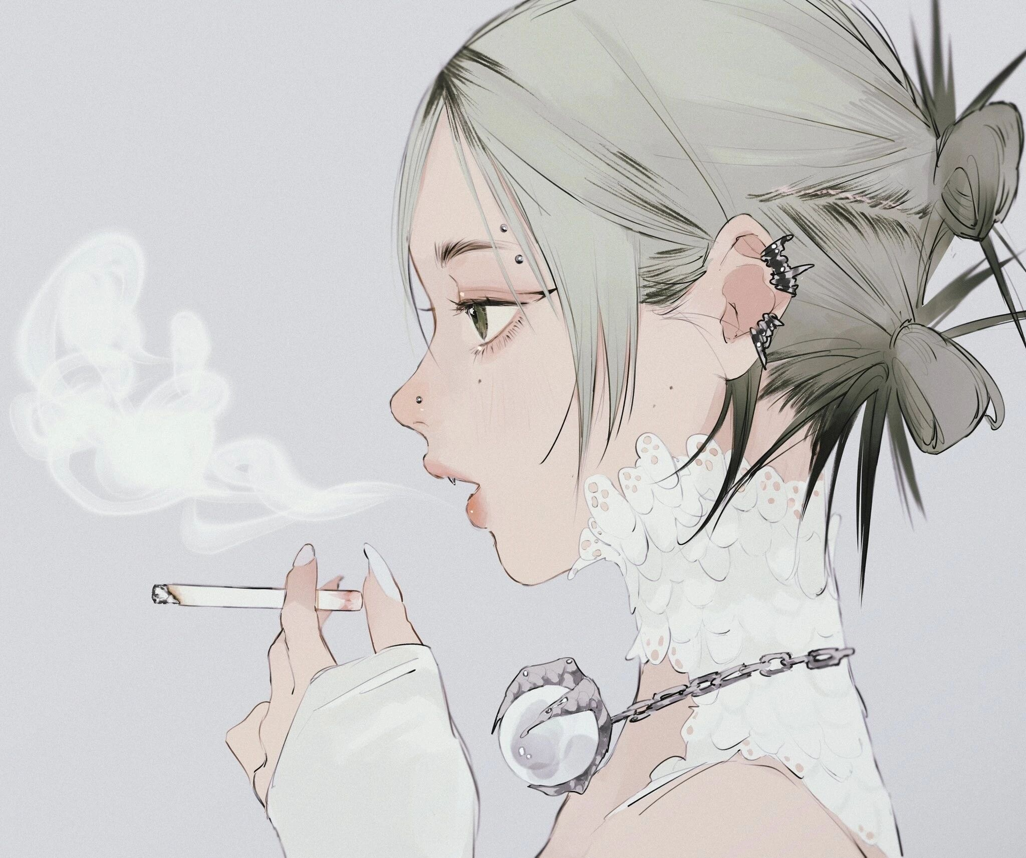 夏日企画壁纸头像冷调氛围感时尚画师tamimoon 